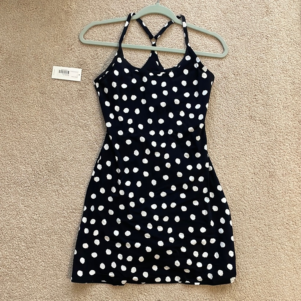 OV NWT Exercise Dress in Polka Dot